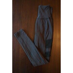 Beyond Yoga Leggings Pants Mesh Side Panels Exercise Workout Black XS